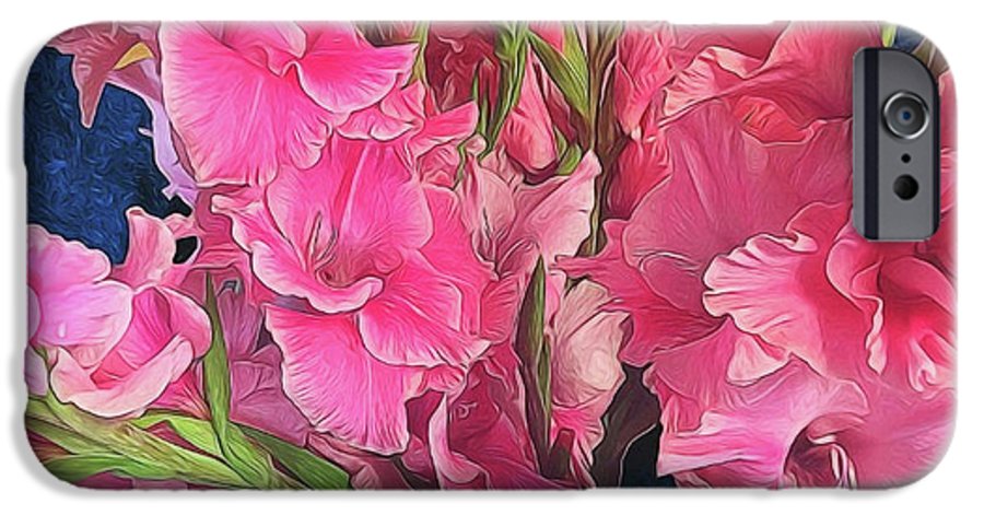 Pink Gladiolas - Phone Case