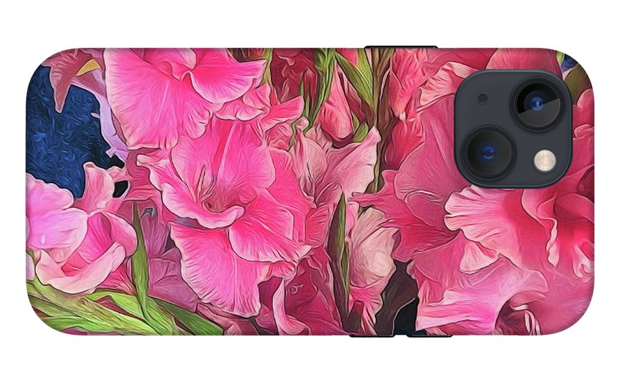 Pink Gladiolas - Phone Case