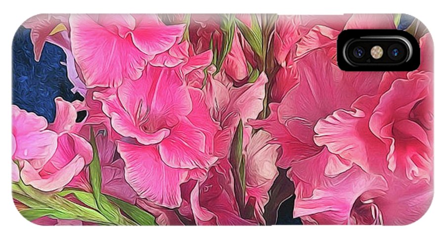 Pink Gladiolas - Phone Case