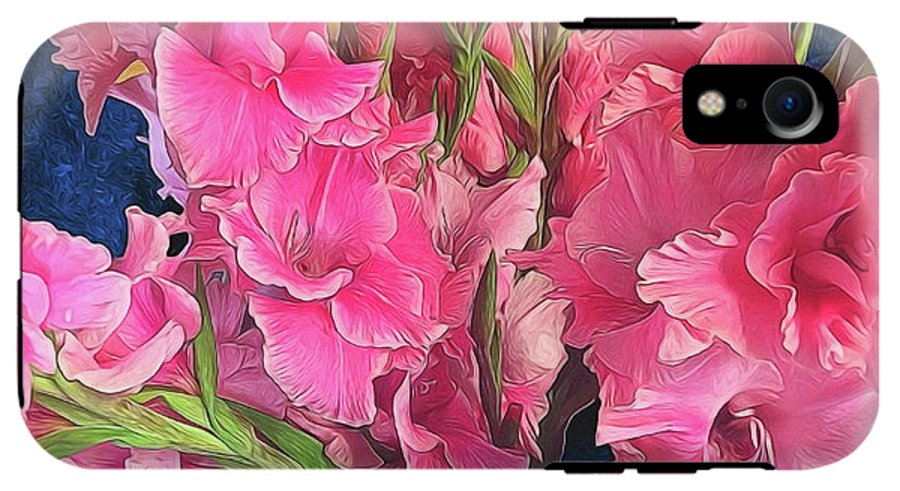 Pink Gladiolas - Phone Case
