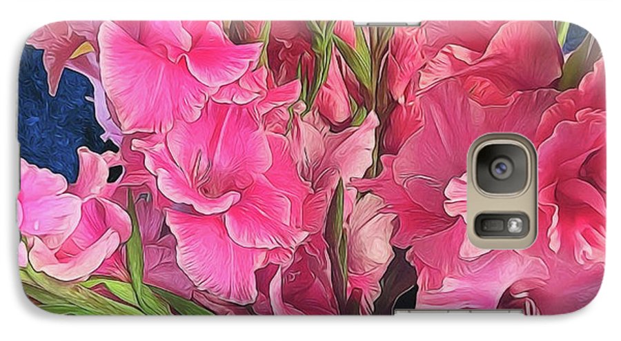 Pink Gladiolas - Phone Case