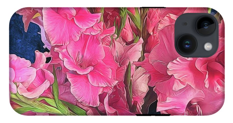 Pink Gladiolas - Phone Case