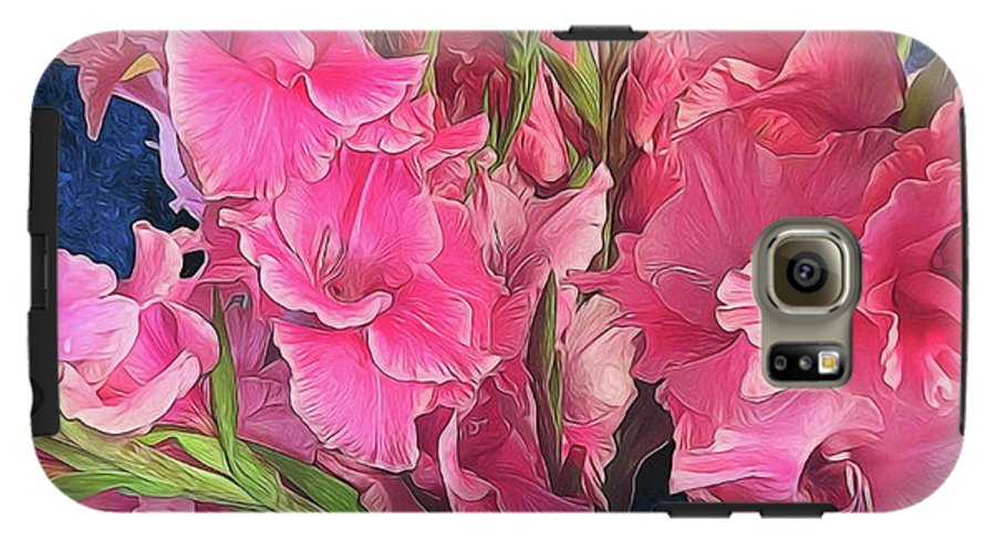 Pink Gladiolas - Phone Case