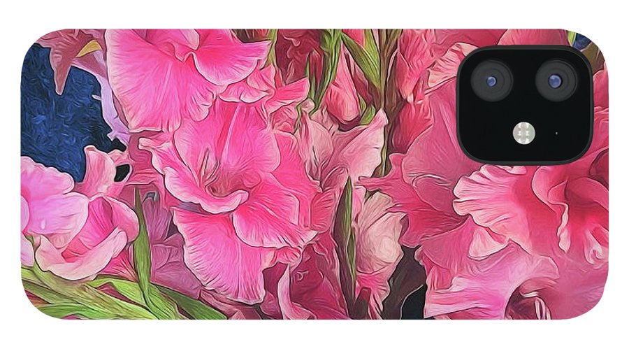 Pink Gladiolas - Phone Case