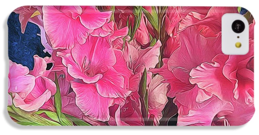Pink Gladiolas - Phone Case
