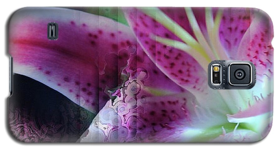 Pink Lily Abstract - Phone Case