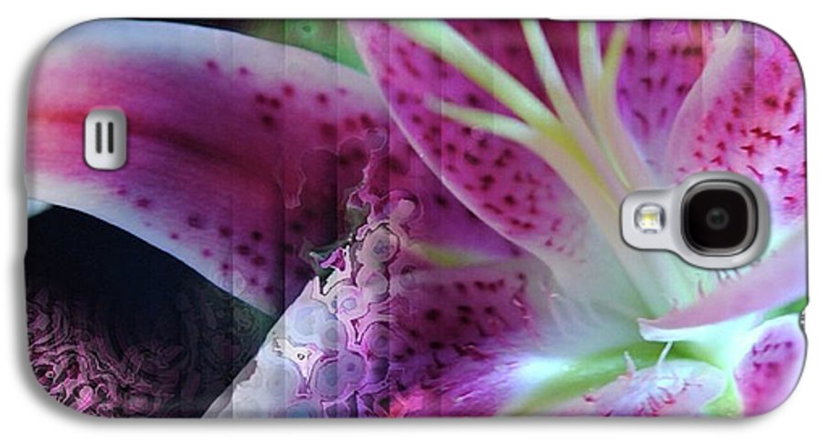 Pink Lily Abstract - Phone Case