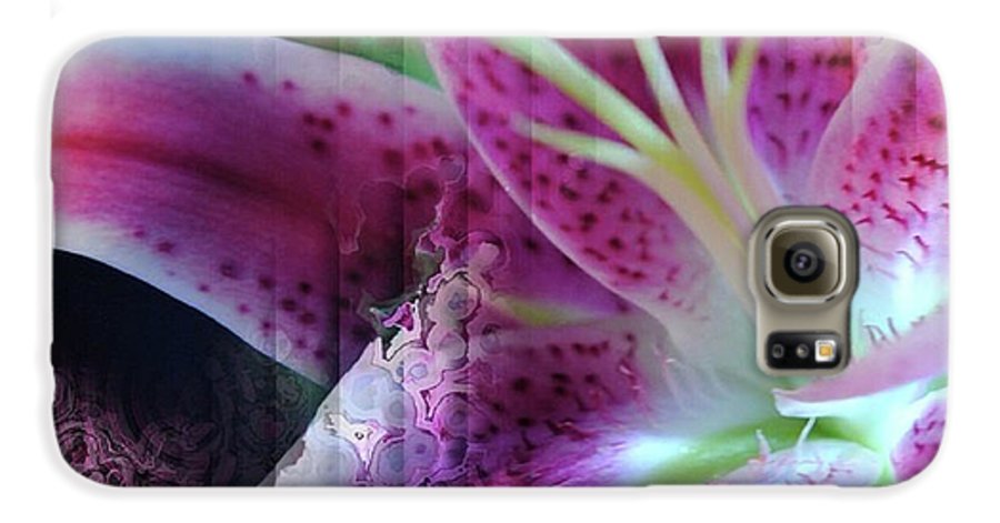 Pink Lily Abstract - Phone Case