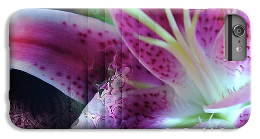 Pink Lily Abstract - Phone Case