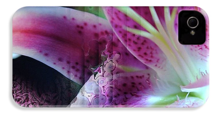 Pink Lily Abstract - Phone Case