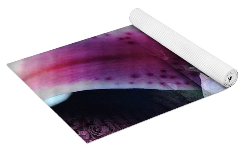 Pink Lily Abstract - Yoga Mat