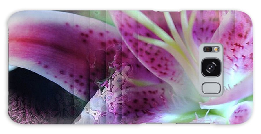 Pink Lily Abstract - Phone Case