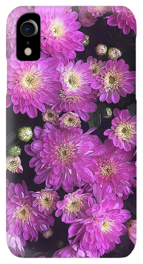 Pink Mums Garden - Phone Case