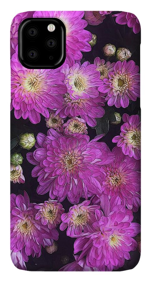 Pink Mums Garden - Phone Case