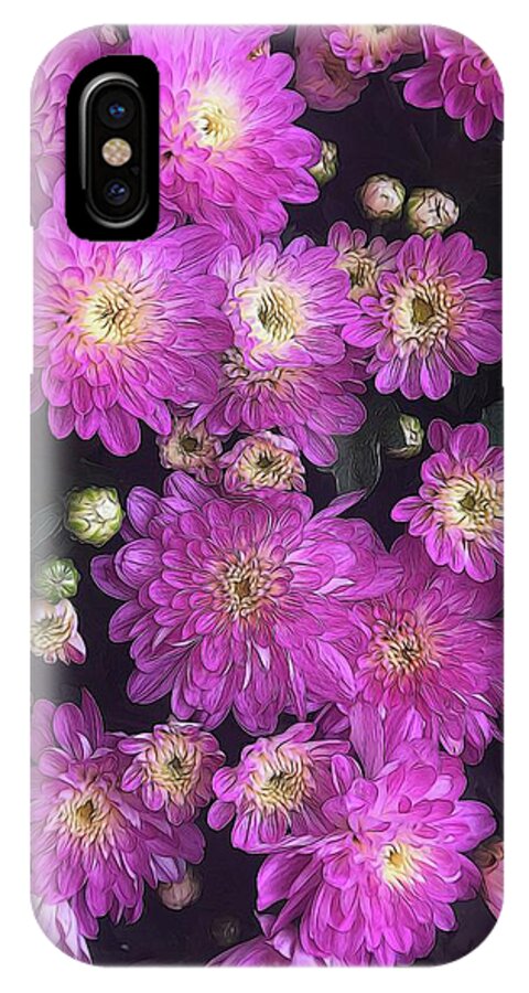 Pink Mums Garden - Phone Case