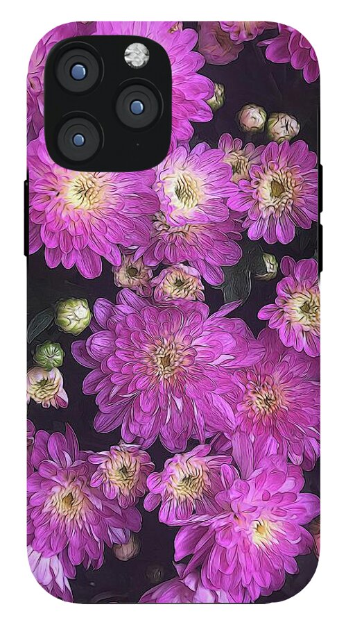 Pink Mums Garden - Phone Case