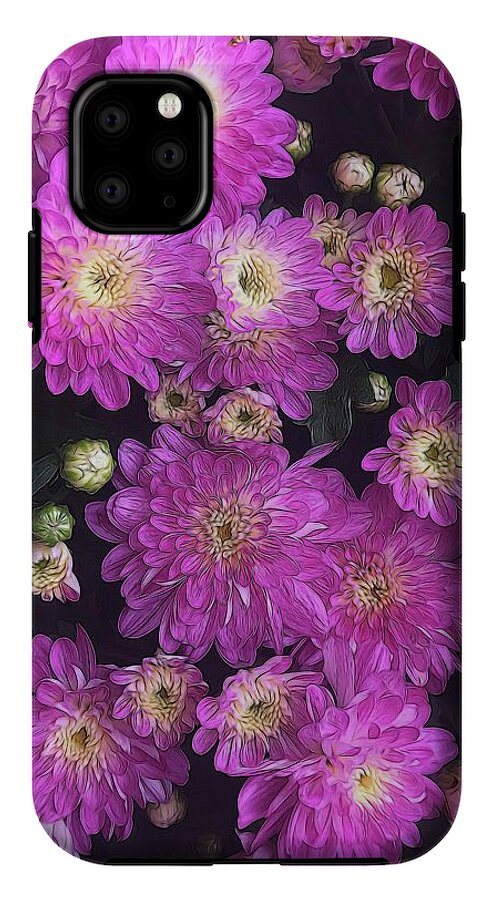 Pink Mums Garden - Phone Case