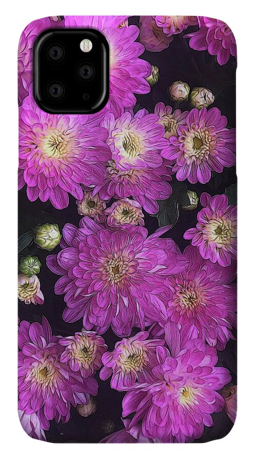 Pink Mums Garden - Phone Case