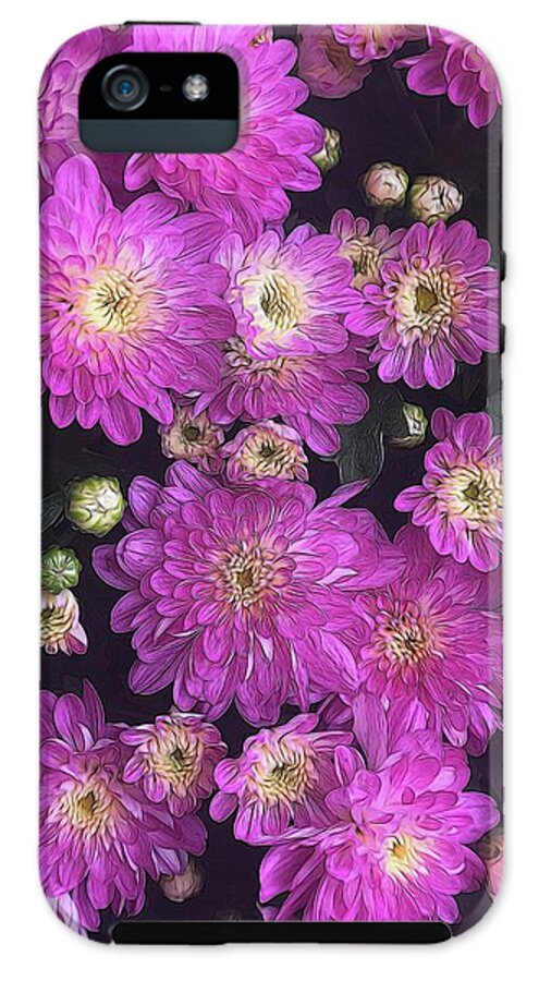 Pink Mums Garden - Phone Case
