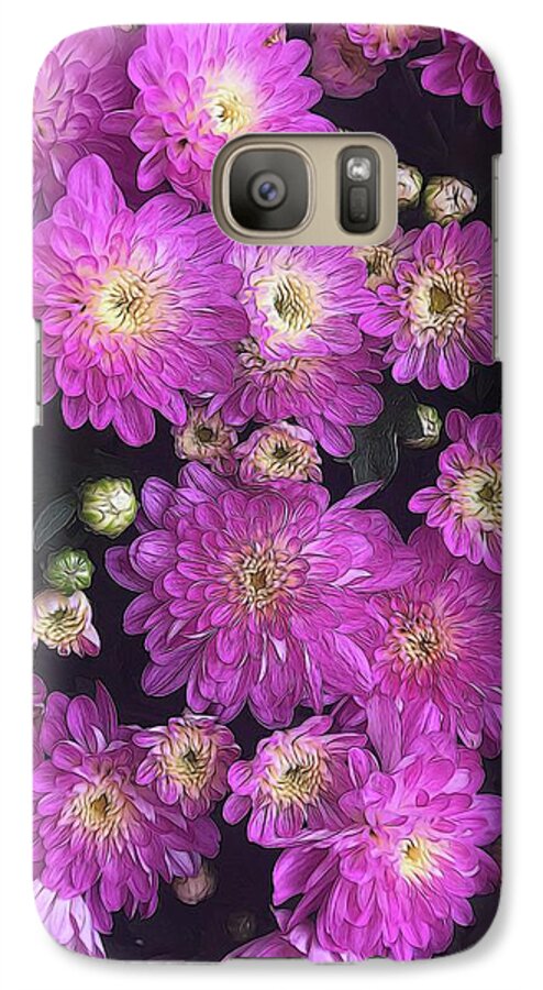 Pink Mums Garden - Phone Case