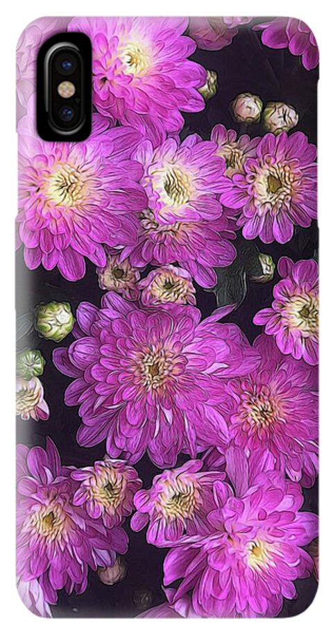 Pink Mums Garden - Phone Case