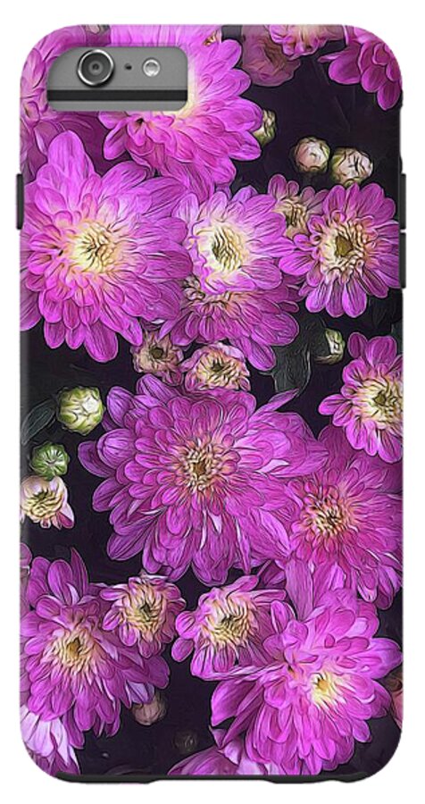 Pink Mums Garden - Phone Case