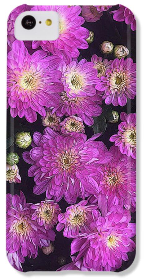 Pink Mums Garden - Phone Case
