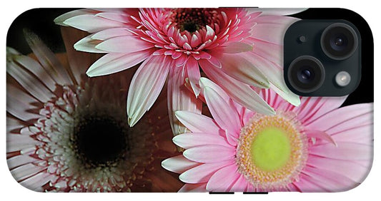 Pink Pastel Daisy Bouquet - Phone Case