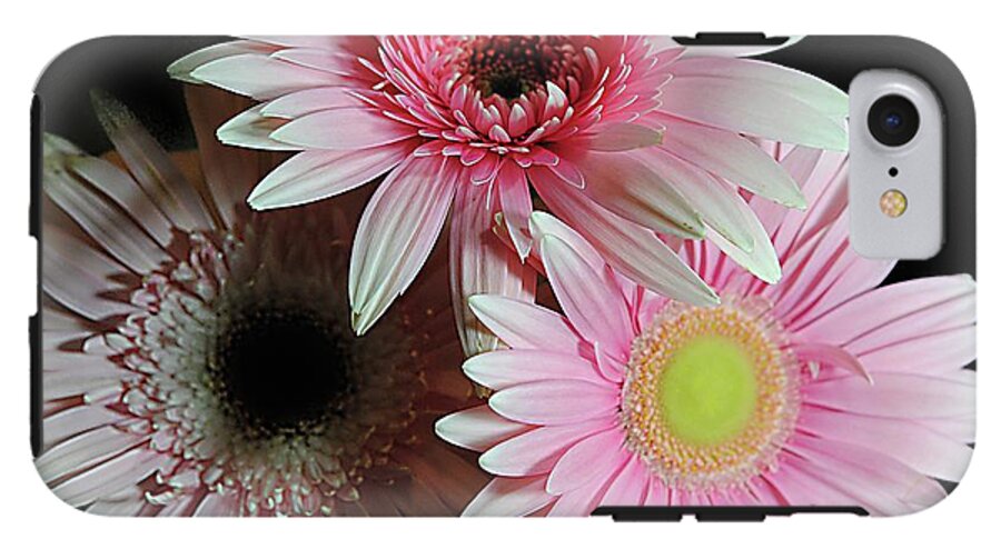 Pink Pastel Daisy Bouquet - Phone Case