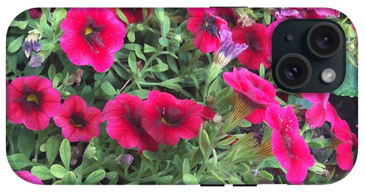Pink Petunias - Phone Case