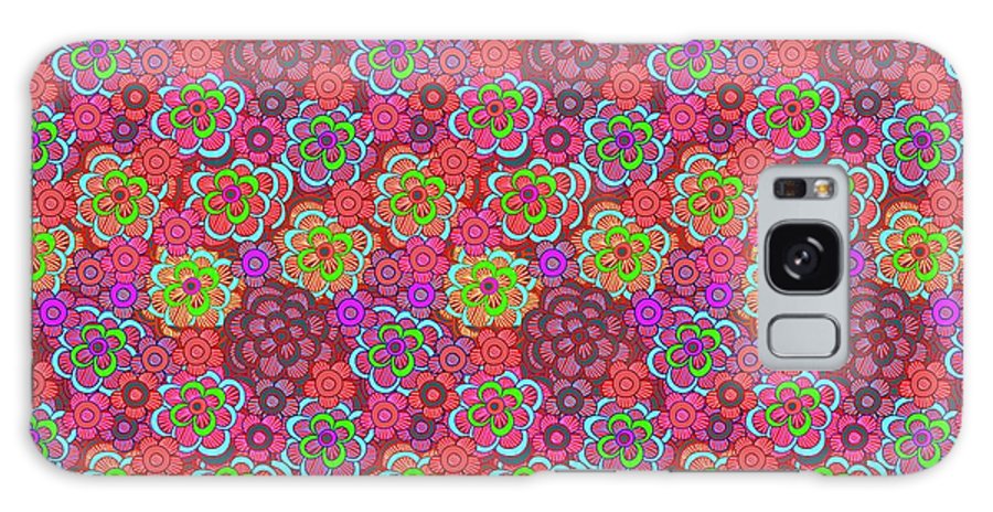 Pink Retro Flowers - Phone Case