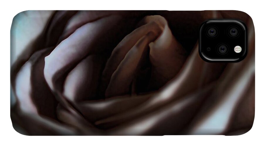 Pink Rose at Night - Phone Case