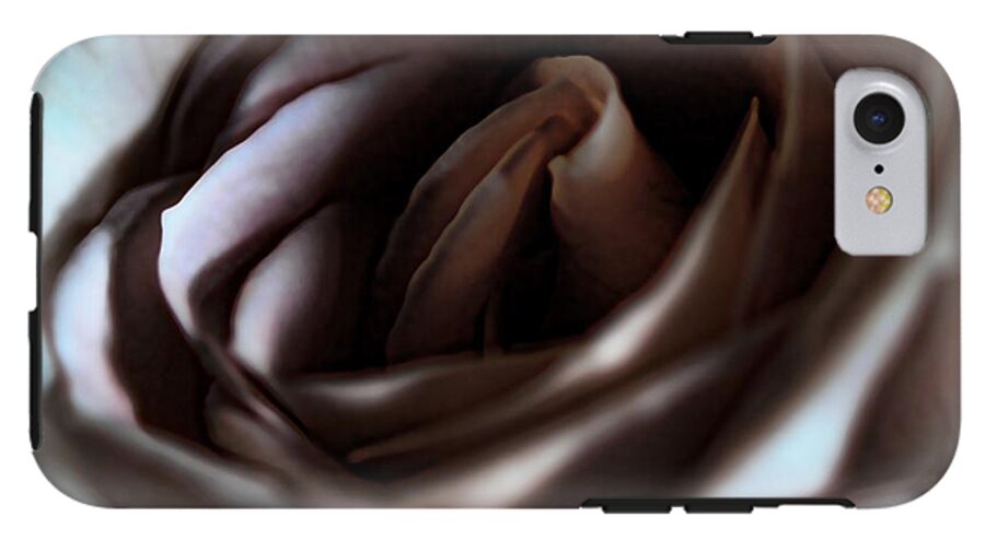 Pink Rose at Night - Phone Case
