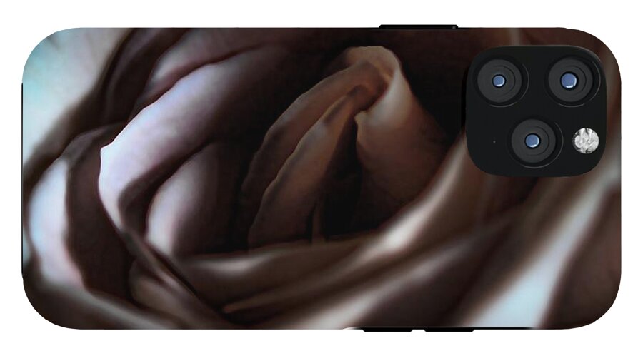 Pink Rose at Night - Phone Case