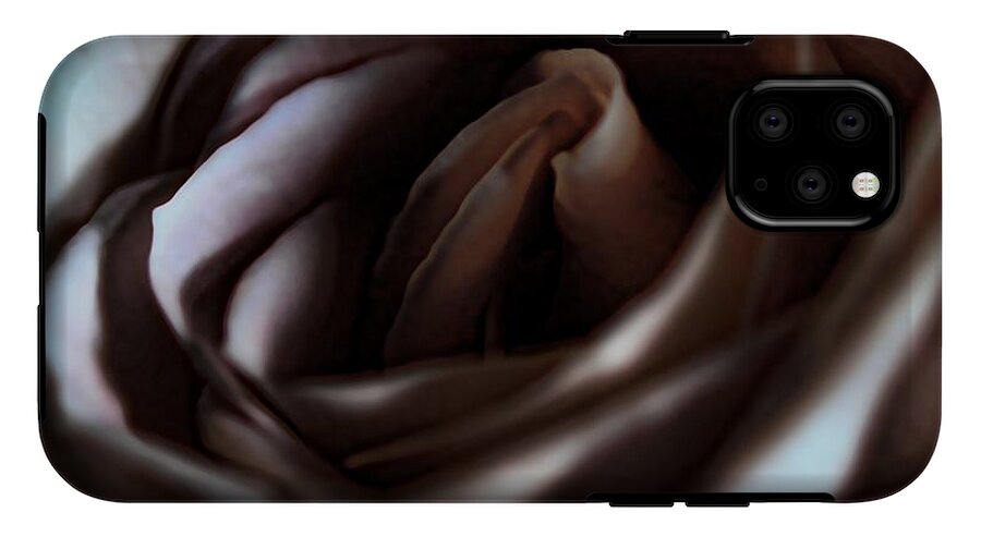 Pink Rose at Night - Phone Case
