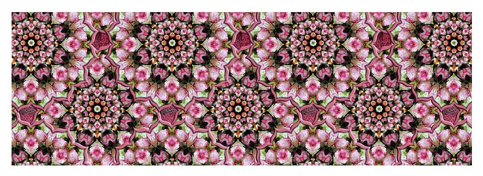 Pink Rose Kaleidoscope - Yoga Mat