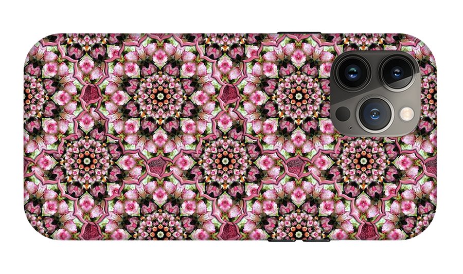 Pink Rose Kaleidoscope - Phone Case