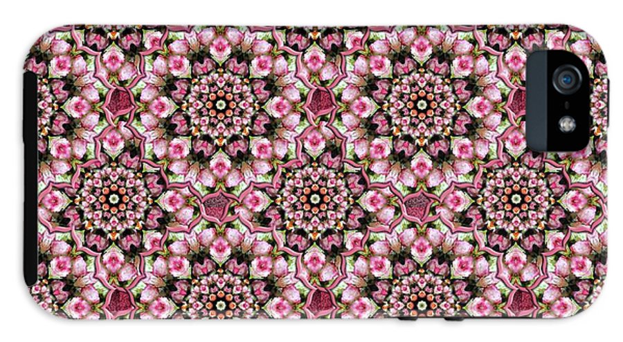 Pink Rose Kaleidoscope - Phone Case