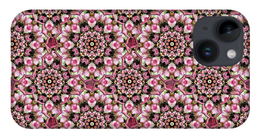 Pink Rose Kaleidoscope - Phone Case