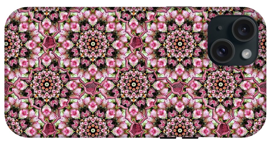 Pink Rose Kaleidoscope - Phone Case