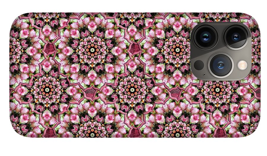 Pink Rose Kaleidoscope - Phone Case