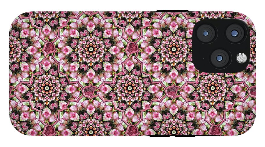 Pink Rose Kaleidoscope - Phone Case