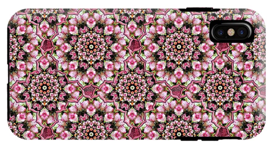 Pink Rose Kaleidoscope - Phone Case