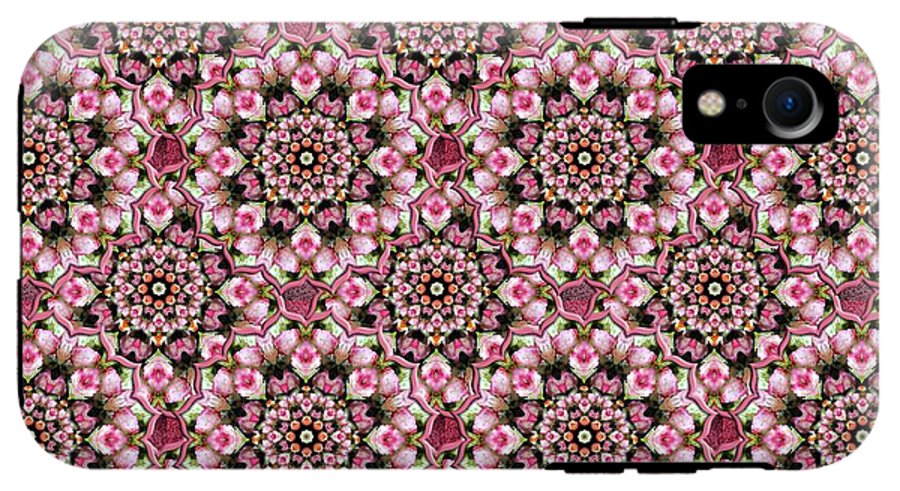 Pink Rose Kaleidoscope - Phone Case