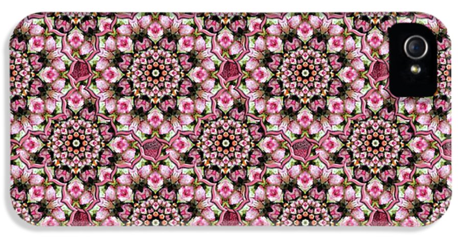Pink Rose Kaleidoscope - Phone Case