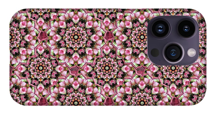 Pink Rose Kaleidoscope - Phone Case