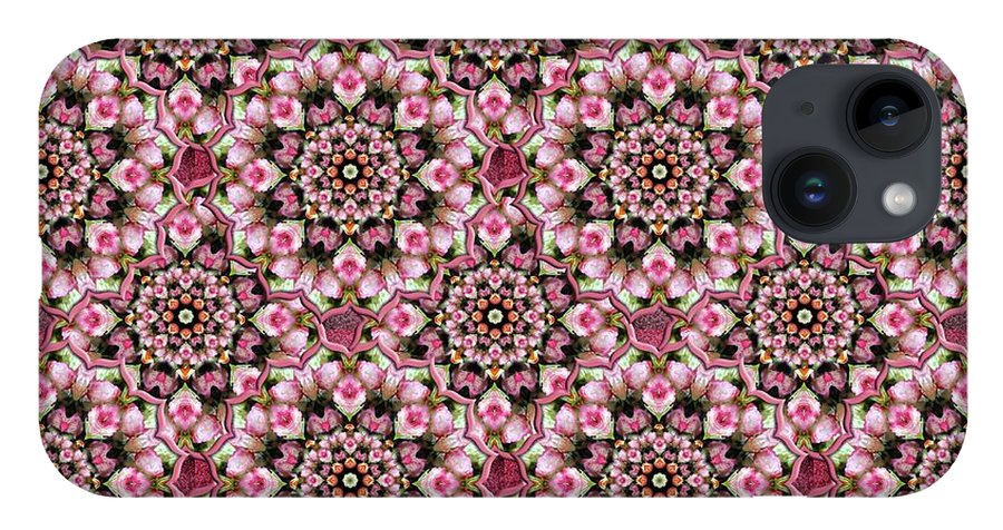 Pink Rose Kaleidoscope - Phone Case