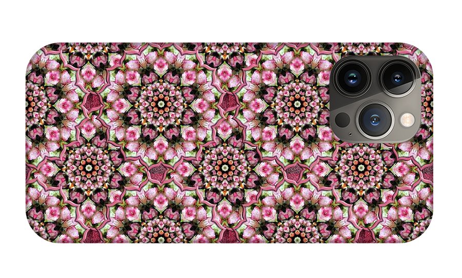 Pink Rose Kaleidoscope - Phone Case