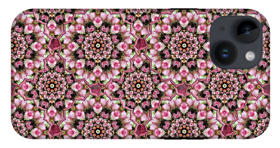 Pink Rose Kaleidoscope - Phone Case