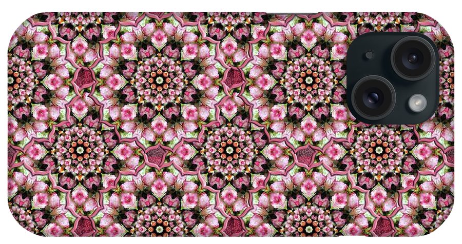 Pink Rose Kaleidoscope - Phone Case
